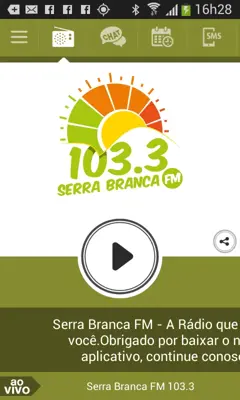 Serra Branca FM 103,3 android App screenshot 2